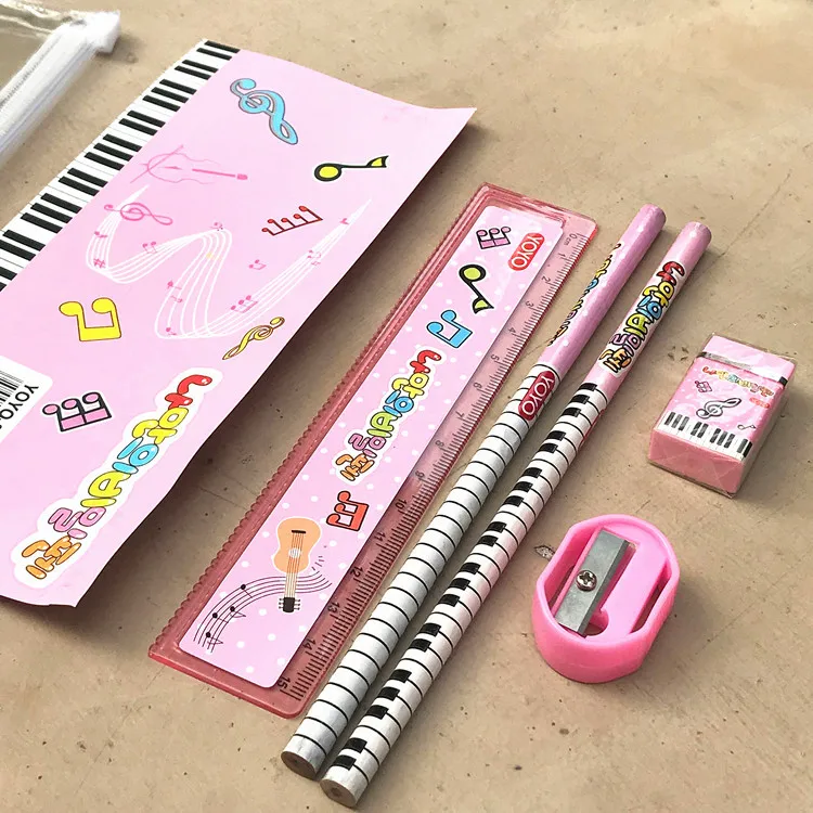 Набор канцелярских принадлежностей для музыки детский сад подарок учеников на