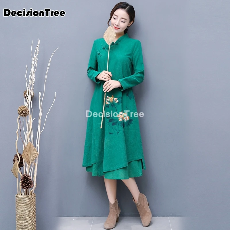 2021 женское платье cheongsam с цветочным принтом китайское qi pao свадебное невесты