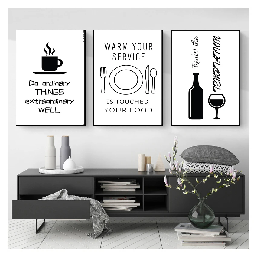 Модульная Настенная картина кухня Современный домашний декор холст живопись