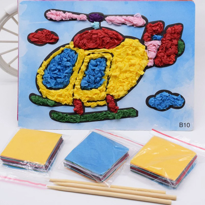 8 шт DIY мультфильм ремесла игрушки для детей Войлок бумажное Ремесло Материал