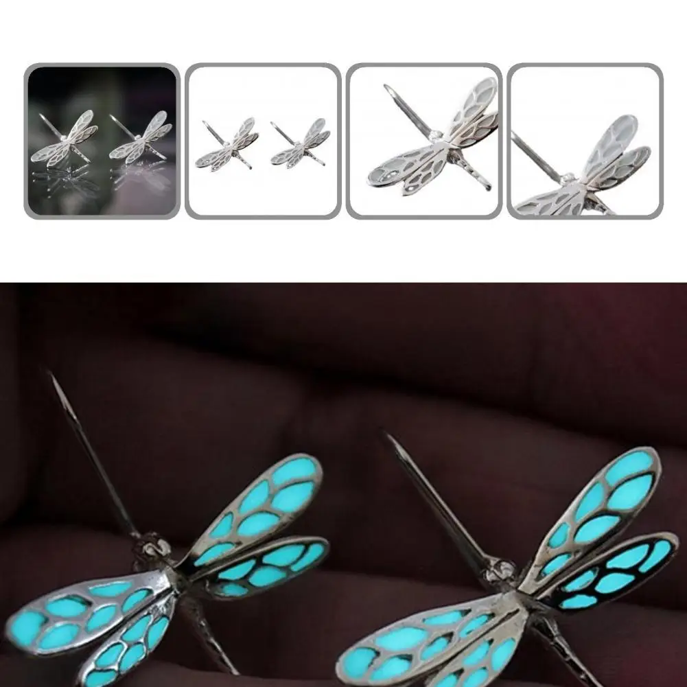 

Women 1 Pair Stylish Wear-resistant Dragonfly Shape Hook Earrings Jewelry Earrings Skin-friendly for Daily Wear