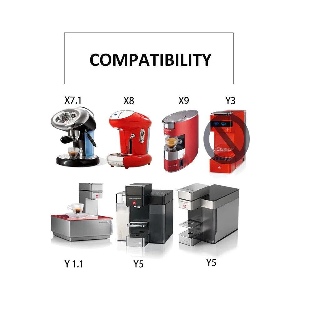 ICafilas нержавеющая сталь кофе фильтры для illy X7.1 X8 X9 Y5 Y1.1 машина многоразового использования кафе капсула Pod вскрытия
