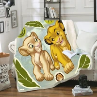 disney cute simba lion king friends plush blanket baby children boys kids gift throw 150x200cm sofa bed cover bedding