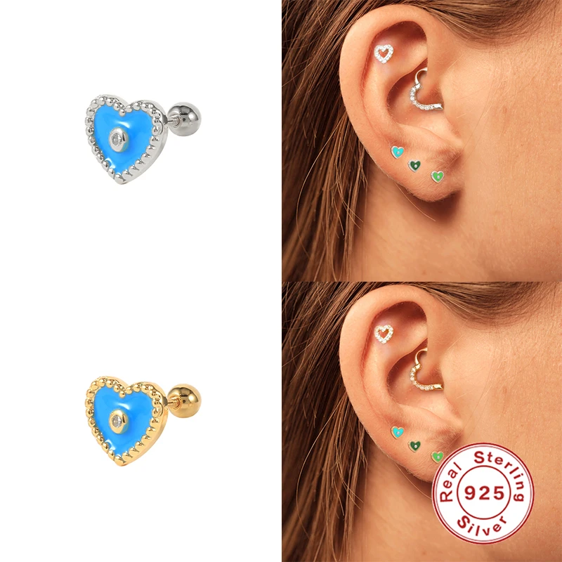 

Помощник в форме сердца серьги в форме глаз для Для женщин девочек серьги-гвоздики 925 стерлингового серебра Малый из нержавеющей стали, 2021 т...