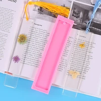 diy bookmark mould rectangle silicone bookmark mold making epoxy resin jewelry diy craft silicone transparent mold