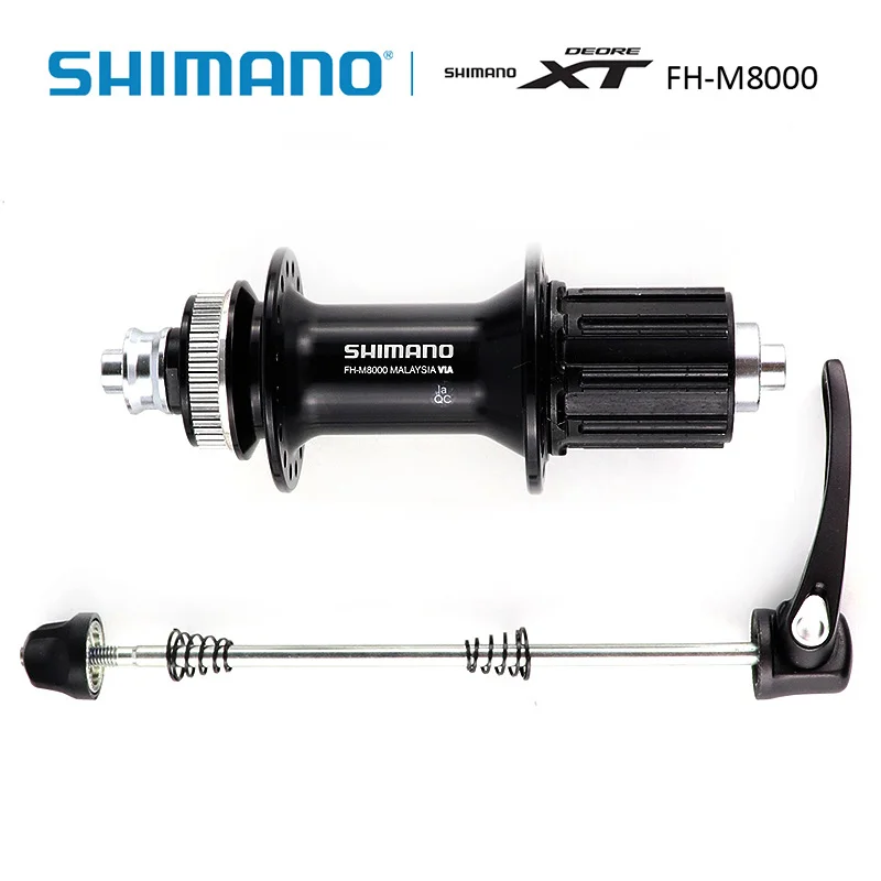 SHIMANO Deore XT M8000 передняя Задняя Ступица FH HB Центральный замок QR 10x135 мм 32 Отверстия MTB