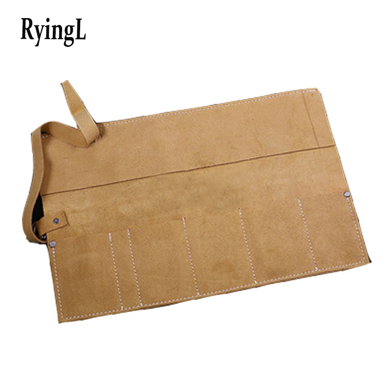 Bonsai Storage Package Roll Bag Garden Repair Tool Pliers Scissors Genuine Leather Set Case Bags | Инструменты