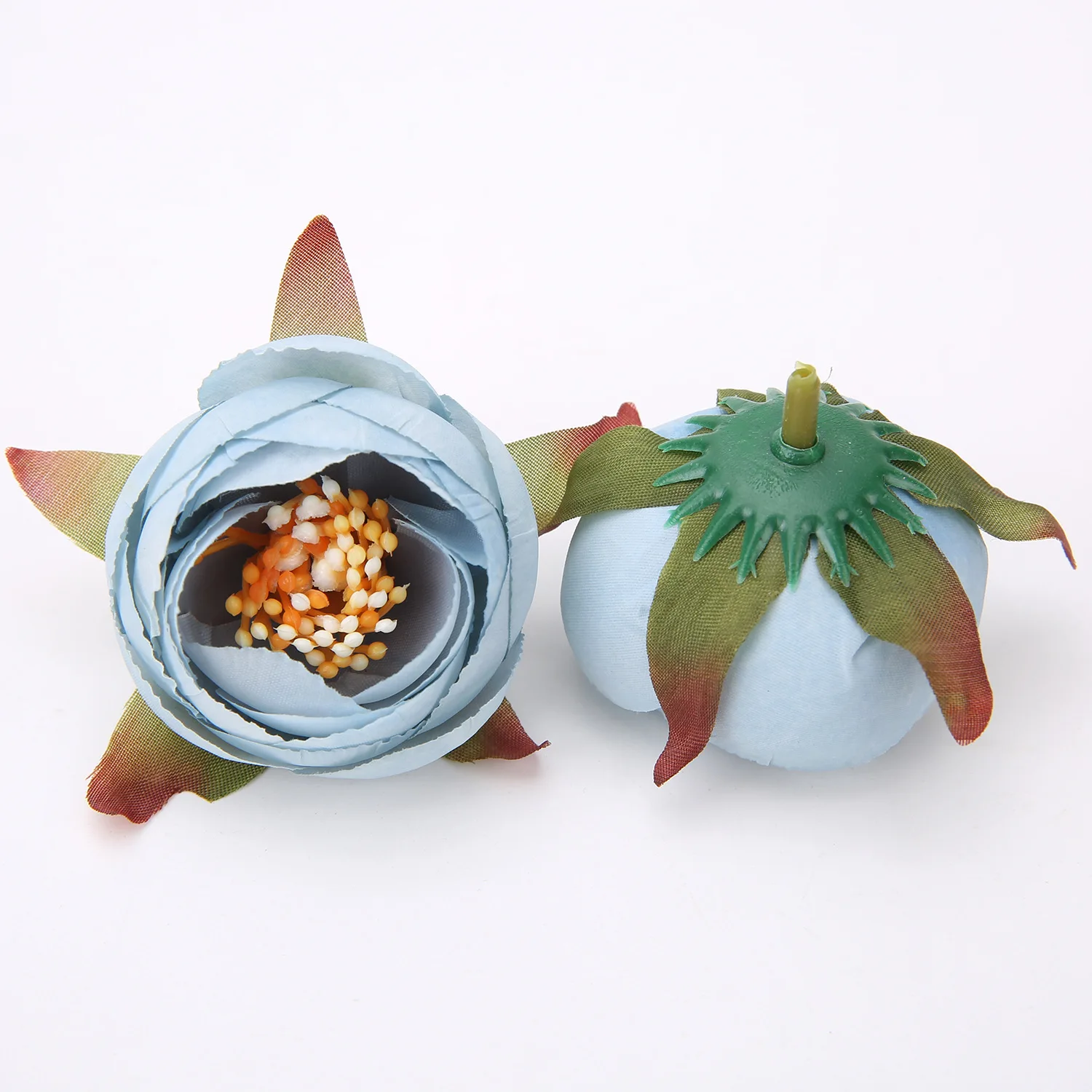 

Artificial Rose Flower Head Bud for Bridesmaid Wrist Corsage Flower DIY Handcraft Supplies Wedding Decor Home Garden 5pcs/Lot