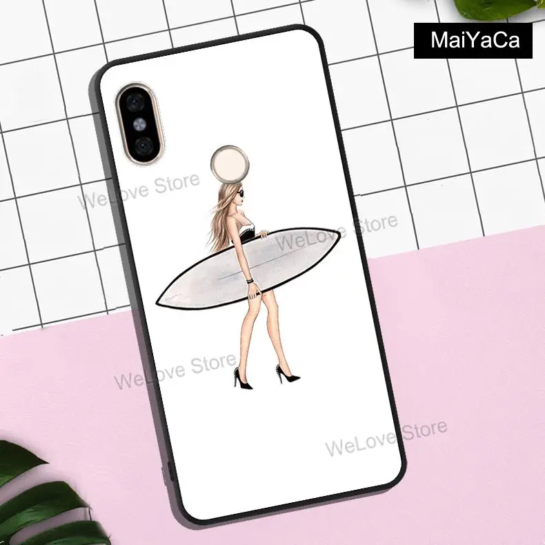 Модный художественный постер для девушек Xiaomi Redmi Note 11 10 9 8 Pro 10S 9A 9T Mi Lite 11T POCO X3 GT M3 M4