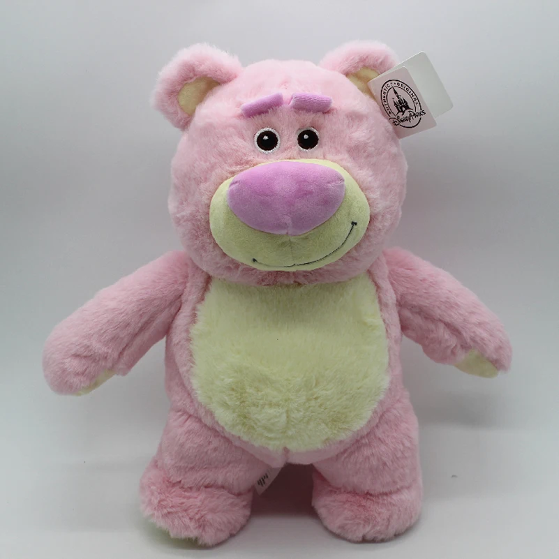 

Free Shipping 34cm Pink Lotso Hugging Bear Stuffed Strawberry Toy Story Soft Toys for Girl Gift