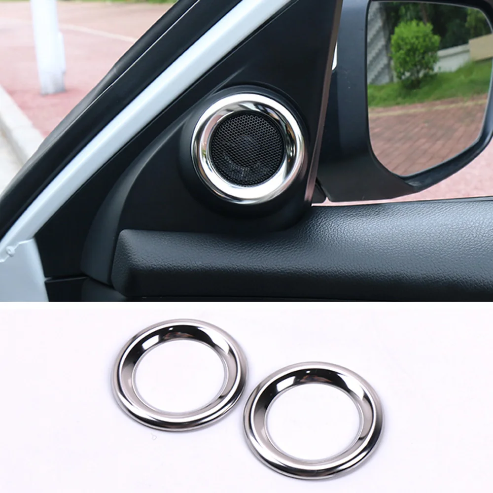 Stainless steel Car door audio loud speaker trim covers for Honda CIVIC 2016 2017 2018 2019 2020 2021 styling auto Accessories | Автомобили