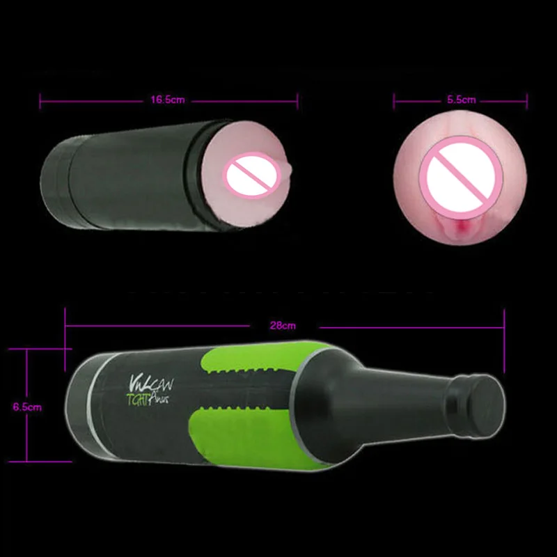 Мужской мастурбатор в форме бутылки массажные игрушки для мужчин искусственная