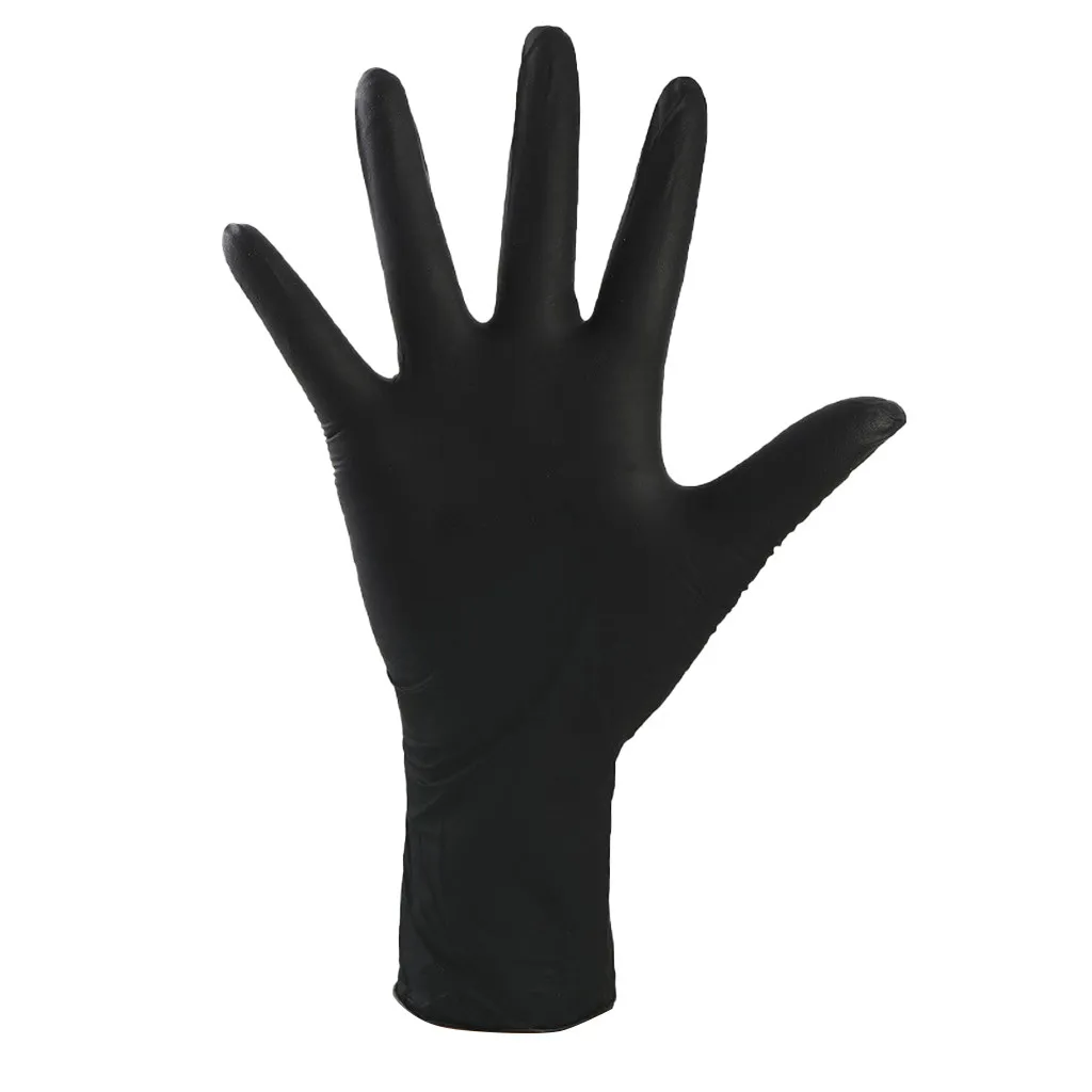 

Black Gloves 100 Disposable Gloves Latex Size S M L Xl Dishwashing/kitchen/work/rubber/garden Gloves Universal Cleanin guantes