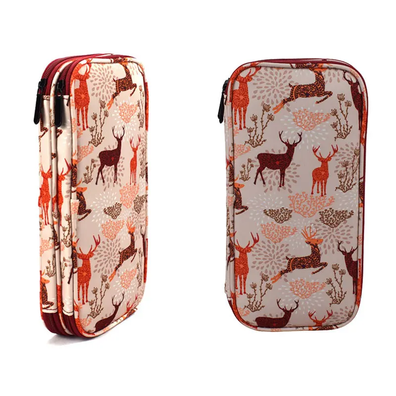 Симпатичная пустая сумка для вязания крючком хранения набор крючков чехол