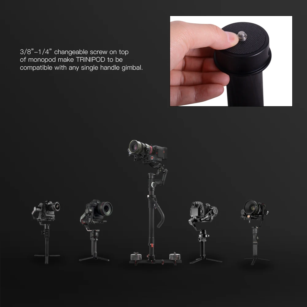 DIGITALFOTO THANOS PRO-TRINIPOD gimbal жилет steadycam монопод с балансом веса совместимый пружинным