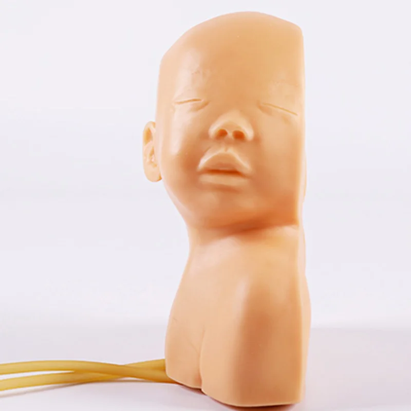 Шиньон для кожи головы младенцев Venipuncture модель новорожденных головной