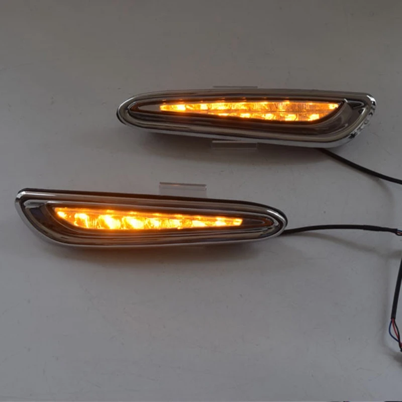 2 вида цветов автомобильный сигнал поворота противотуманная фара светодиодный