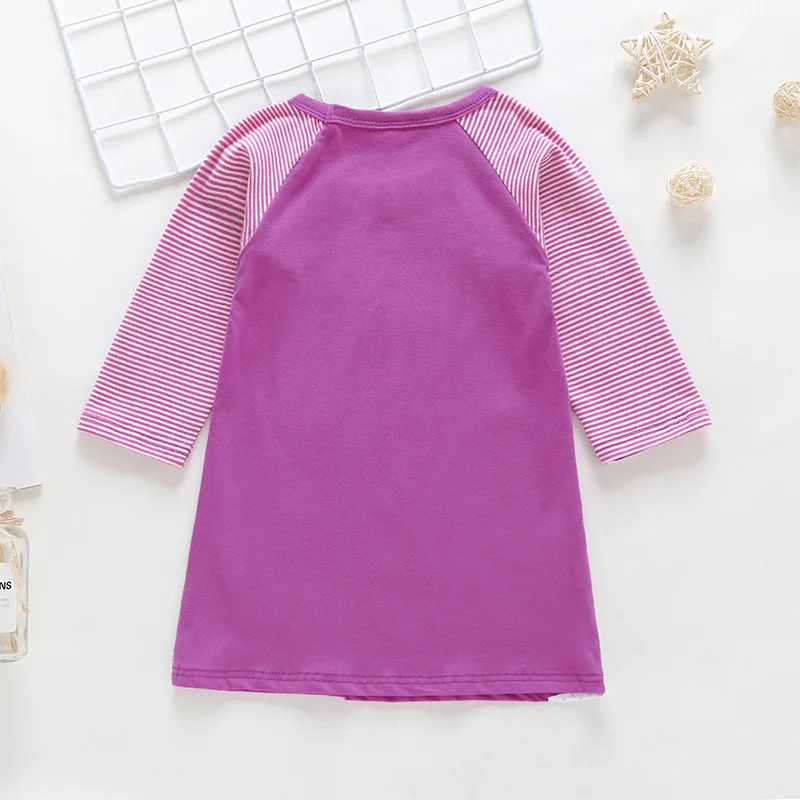 Детское платье для девочек платья с длинным рукавом малышей летняя детская