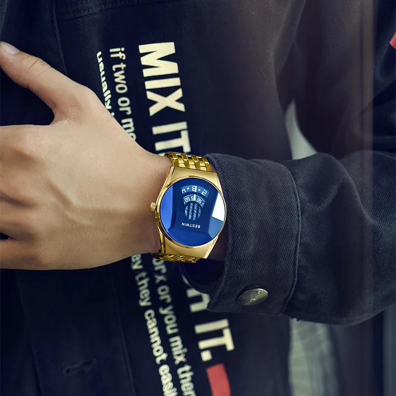 Часы наручные BESTWIN Мужские кварцевые спортивные роскошные брендовые