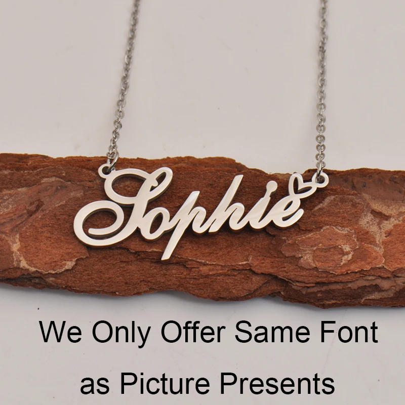 Индивидуальное ожерелье с именем для Elle лучшие друзья день рождения Рождество
