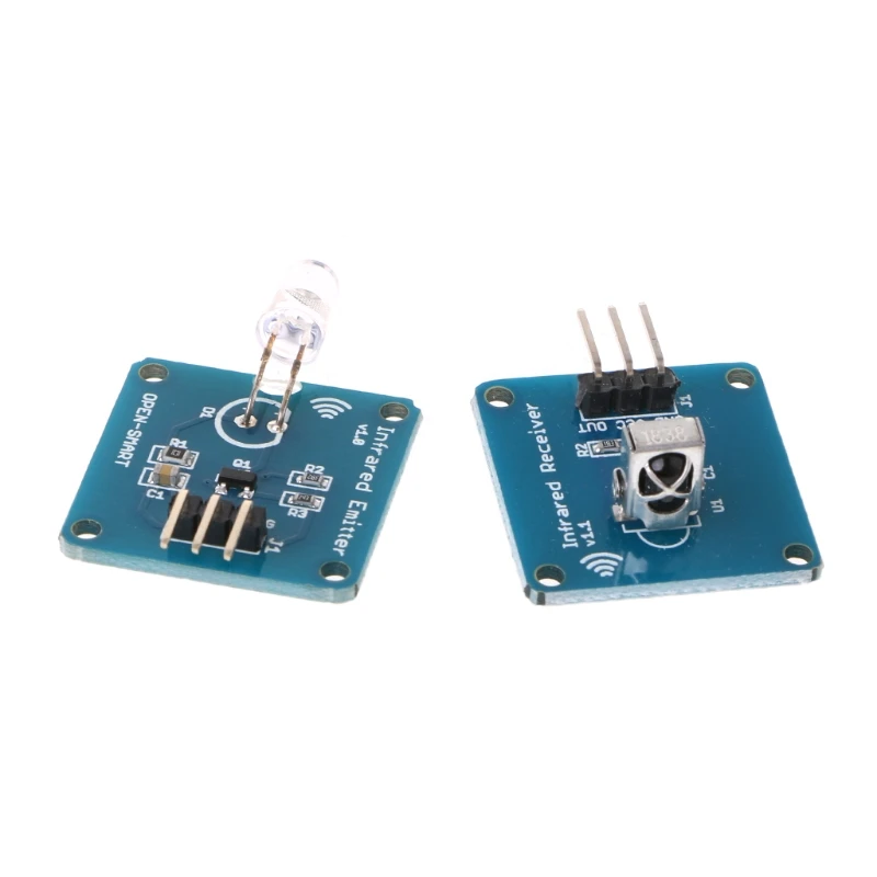 

NE555 Infrared Transmitter+IR Receiver With 38KHz Carrier IR Transceiver Module W3JB