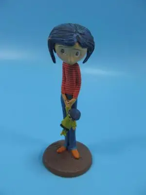 Оригинальный набор для гаража экшн фигурка Coraline 7 см с основанием Коллекционная