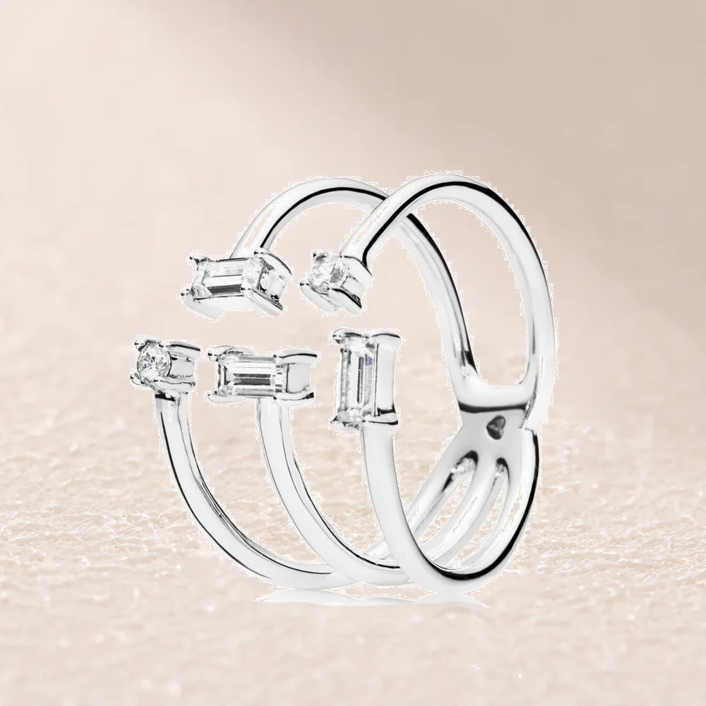 

197527CZ Shards of Sparkling Ring