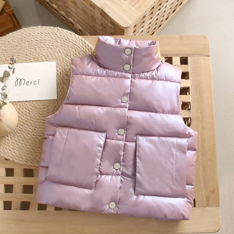 

Kids Jackets Vest Spring Girls Outerwear Winter Plus velvet Boys Jacket New Year Costumes Warm Coats Baby Children Hooded Vest