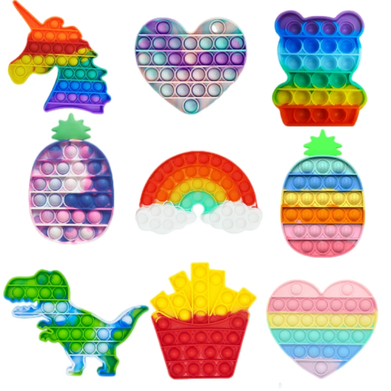 Радужная пузырьковая игрушка-антистресс для детей | Игрушки и хобби