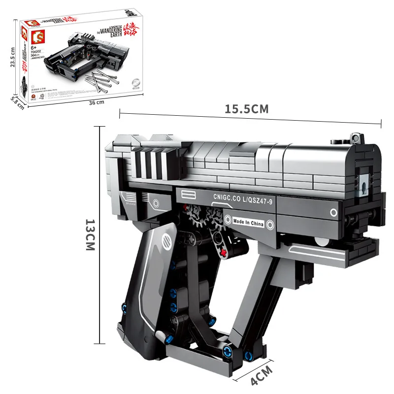 SEMBO 704202 364 шт MOC Technic серии строительные блоки странствующая земля маленький