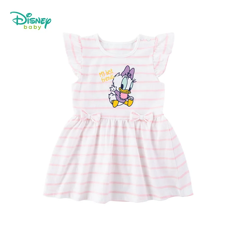 

Original Disney Children Dress New 2020 Summer Stripe Dress Navy stripe Dress Girl Baby Dresses Girl Dress Baby Girl 202Q709