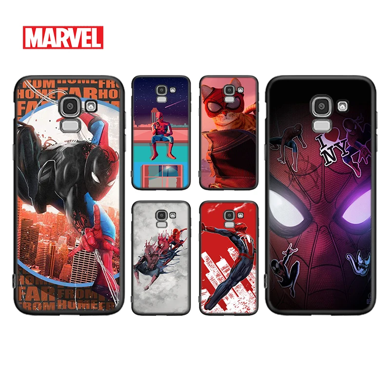 

Marvel Spider-Man For Samsung Galaxy J8 J7 J6 J5 J4 J3 J530 j730 Duo Core EU Prime Star 2018 2017 2016 Phone Case