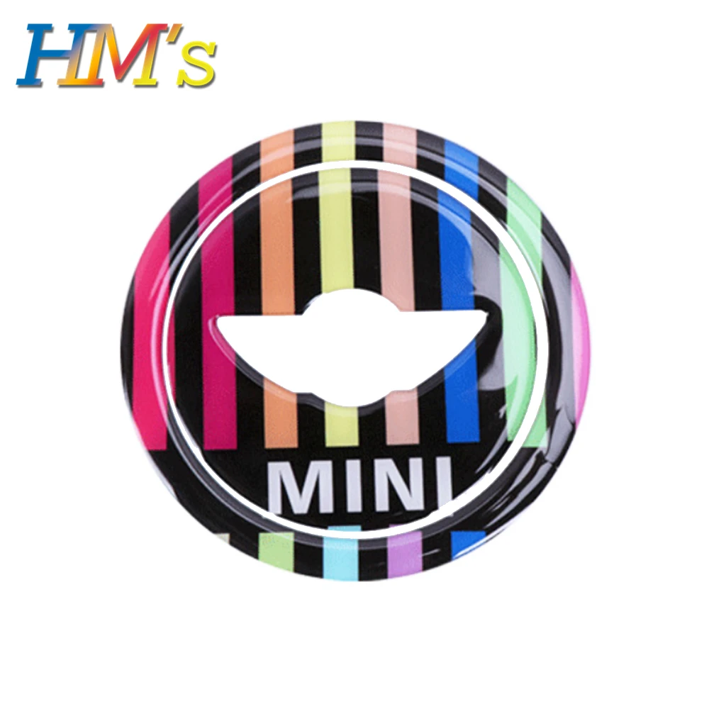 Rainbow Наклейка на руль s для Mini Countryman R60, аксессуары для Mini Cooper R56 R55 R60 R57 R58 R59 R61 - Название цвета: Rainbow