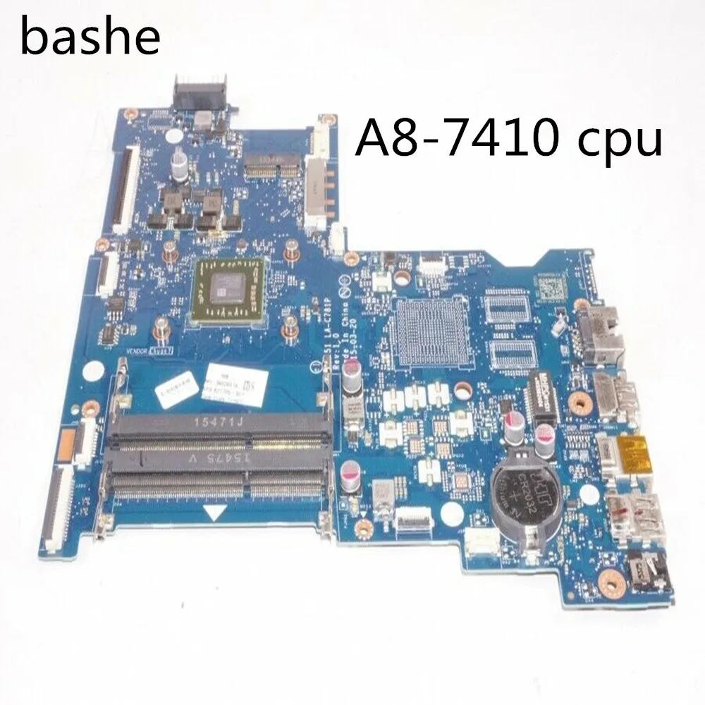 Для HP 15-AF Тетрадь материнская плата A8-7410 Процессор Встроенная видеокарта LA-C781P 100%