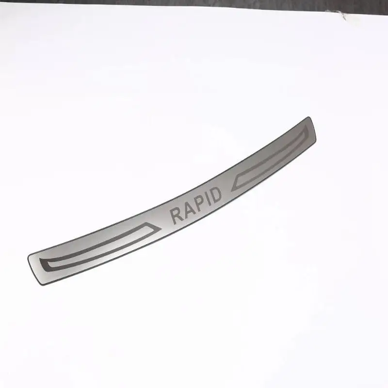 Наклейка для стайлинга автомобиля защита задней двери из нержавеющей стали