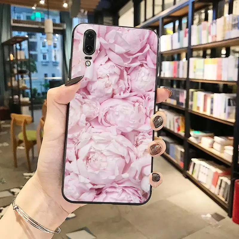

Colorful Flower Rose Peony Phone Case For Huawei honor Mate P 10 20 30 40 Pro 10i 9 10 20 8 x Lite