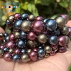 Бусины из ракушек и жемчуга, 15 дюймов, 681012 мм