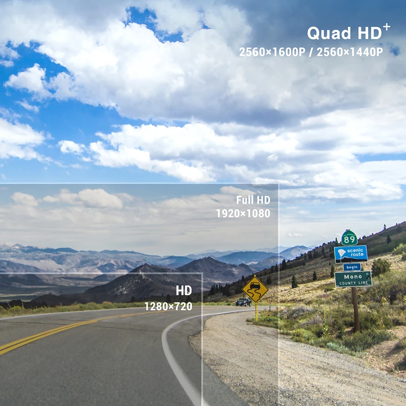 Автомобильный видеорегистратор Оригинал VIOFO A119 V2 Quad HD Суперконденсатор 2K 2560*1440P