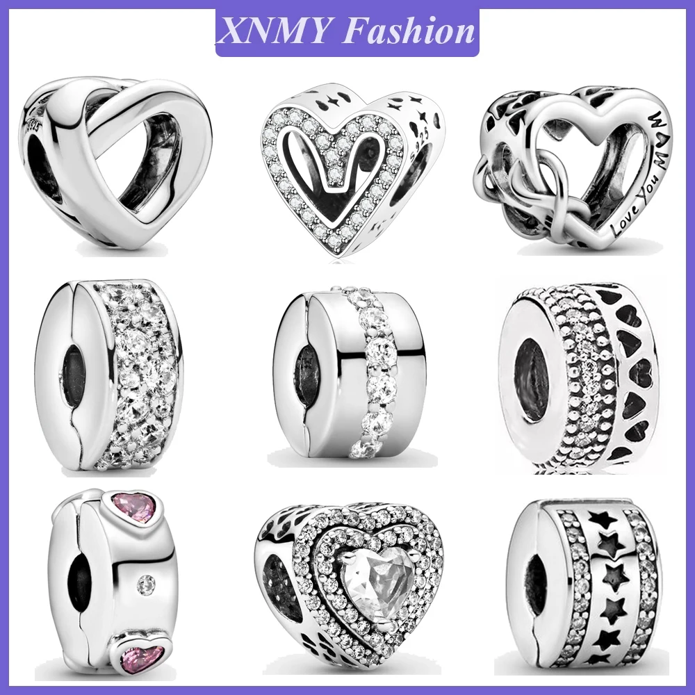 

Шарм XNMY серебряного цвета для маленьких мальчиков и девочек, оригинальный Шарм-браслет Pandora, Модная бижутерия «сделай сам», подарок для женщ...