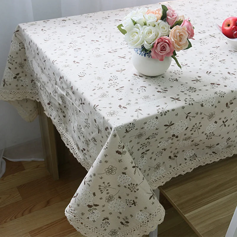 Льняная скатерть с одуванчиками. Большой выбор размеров|linen table cloth|cloth linenscloth glasses |