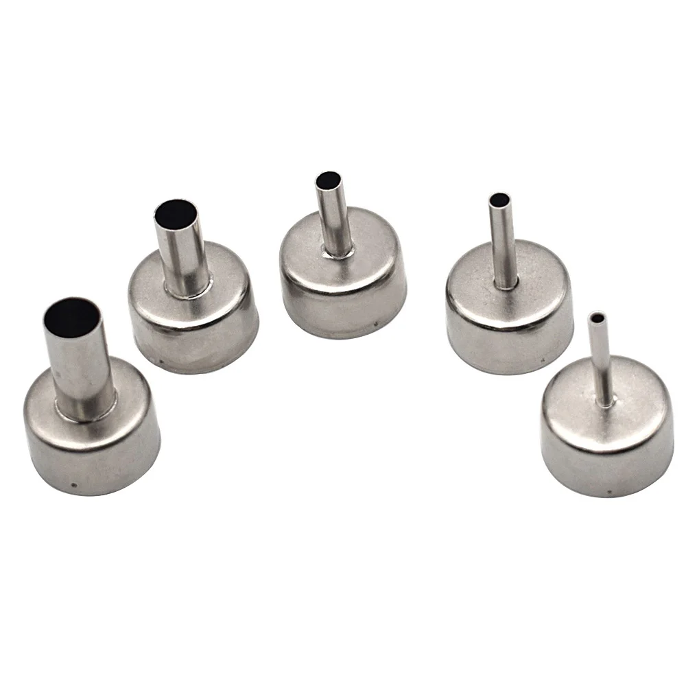 

5Pcs 22mm Universal Nozzle Soldering Station Hot Air Stations Gun For 858 858D+ 878 878D 8586 8858 Welding Round Rotating