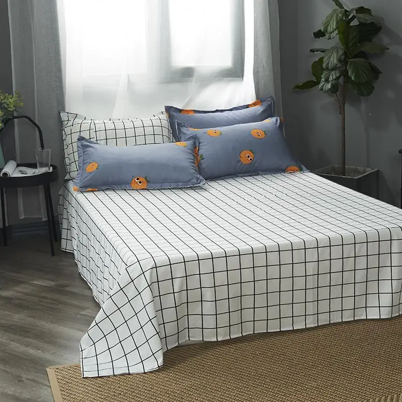 

Cute Bedding Sets Kids bed Linens fruits Duvet Cover Flat Bed Sheets Pillowcase King queen full Twin quilt cover sets bedclothes