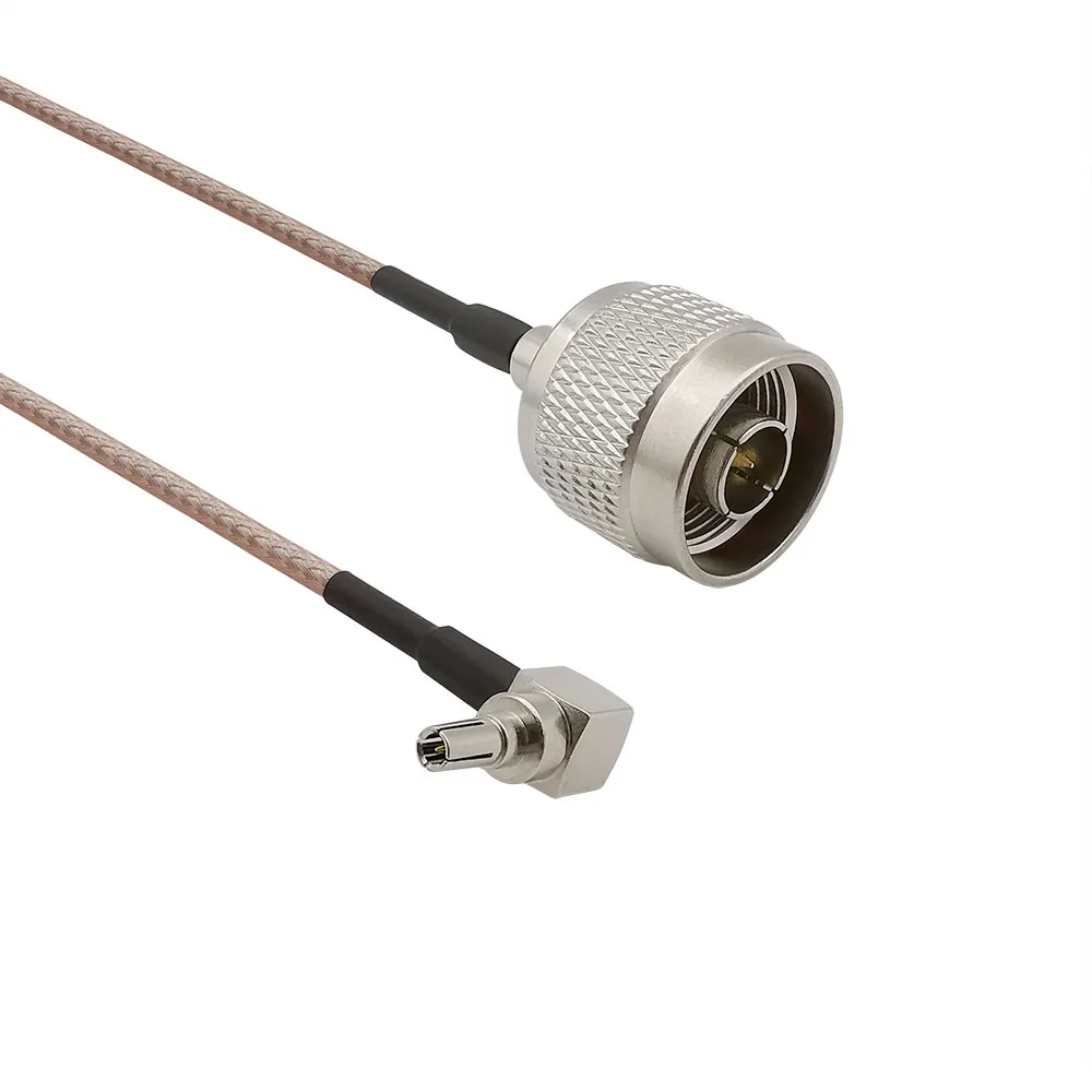 2PCS RG316D RF N to CRC9 Pigtail Cable Male Connector Switch Right Angle Pigtails Jumper cable | Обустройство дома