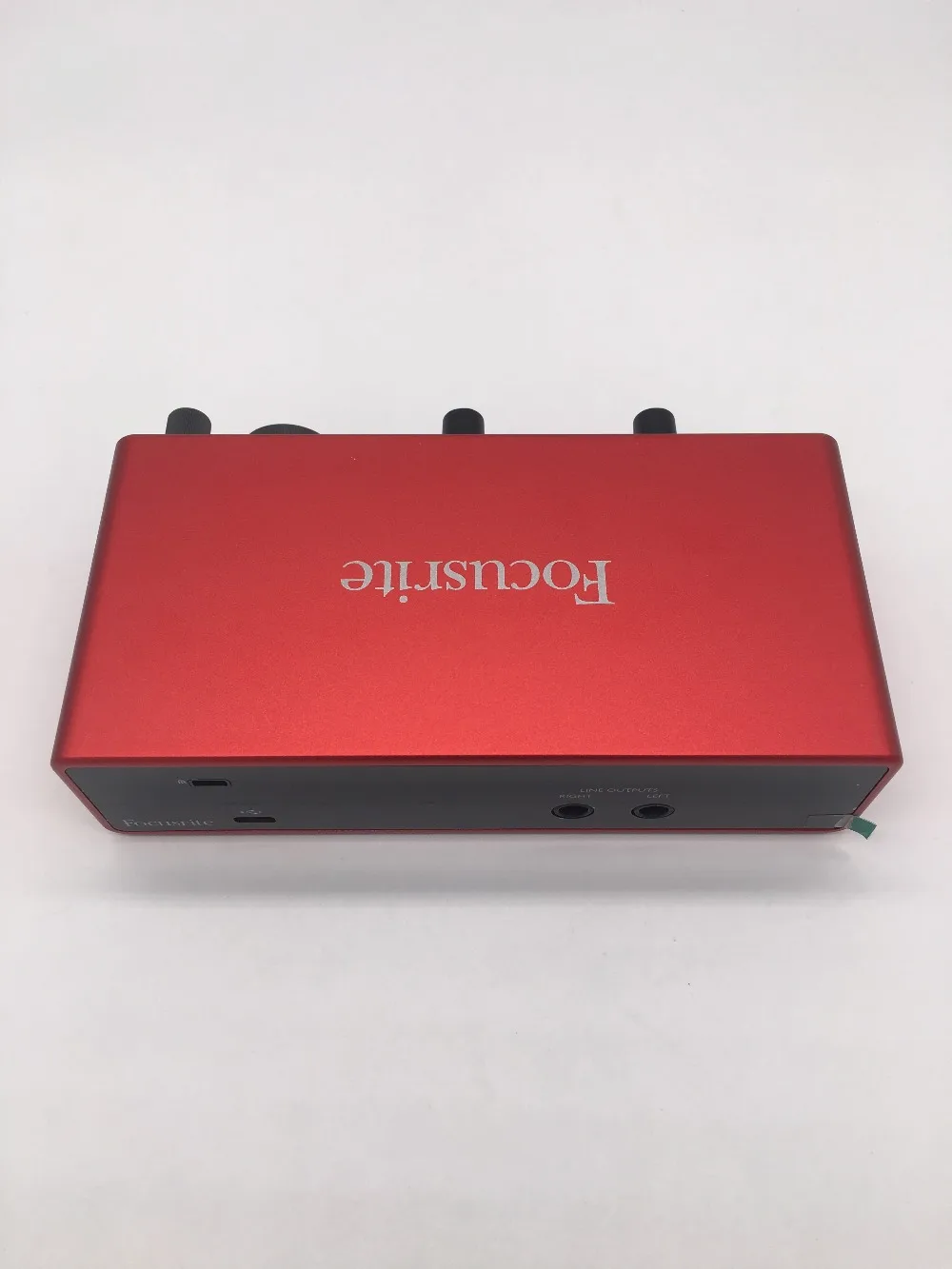 Обновленный Focusrite Scarlett 2i2 3-го поколения Профессиональный записывающий аудио интерфейс USB 2,0 Звуковая карта с предусилитель микрофона