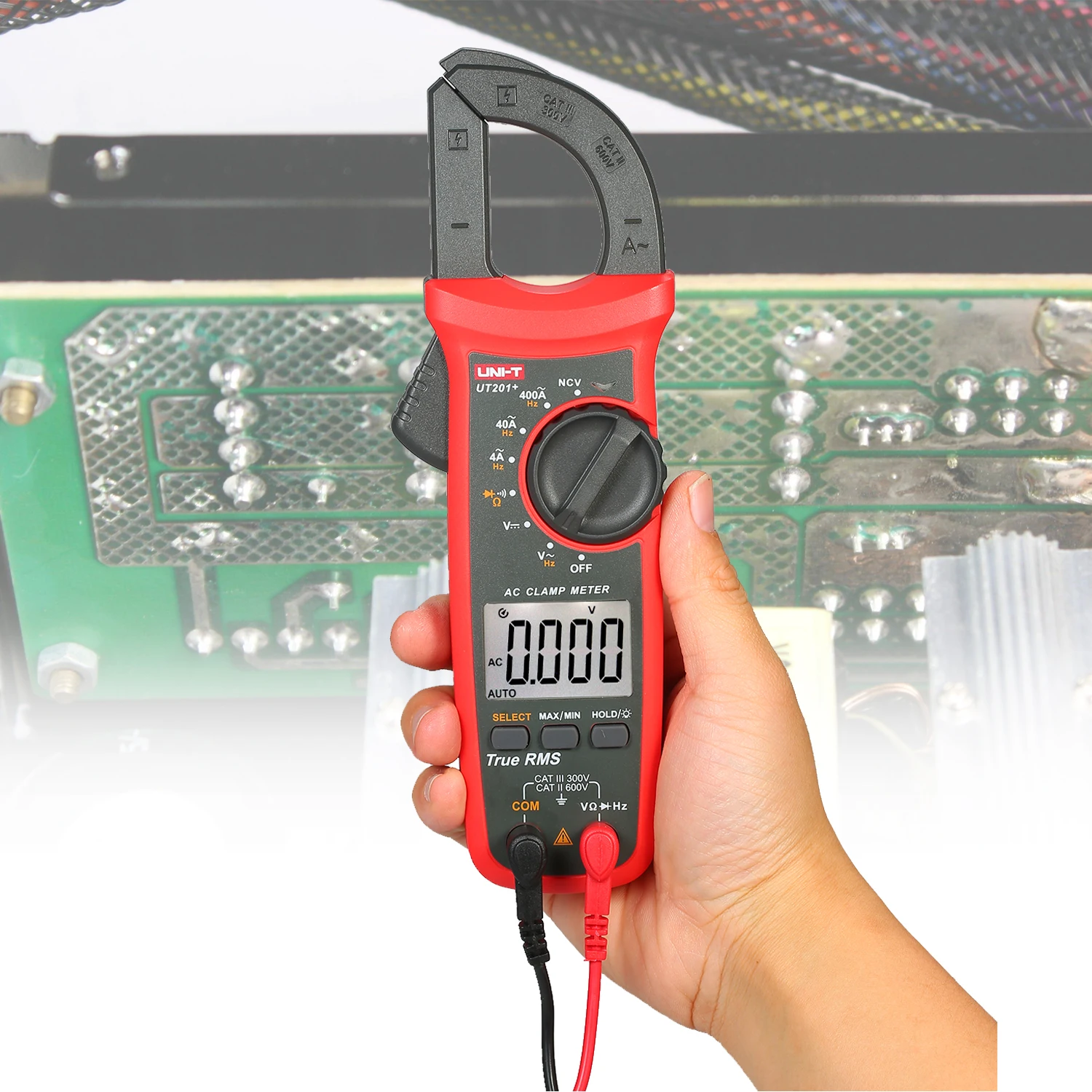 

UNI-T UT201+ 4000 Counts Digital Clamp Meter True RMS Multimeter Clamp Ammeter Voltage Meter NCV Test Universal Meter Tester