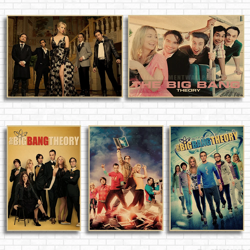 Постеры TheoryTBBT в стиле большого взрыва kraft sheldon Jim Parsons Классическая комедия драма