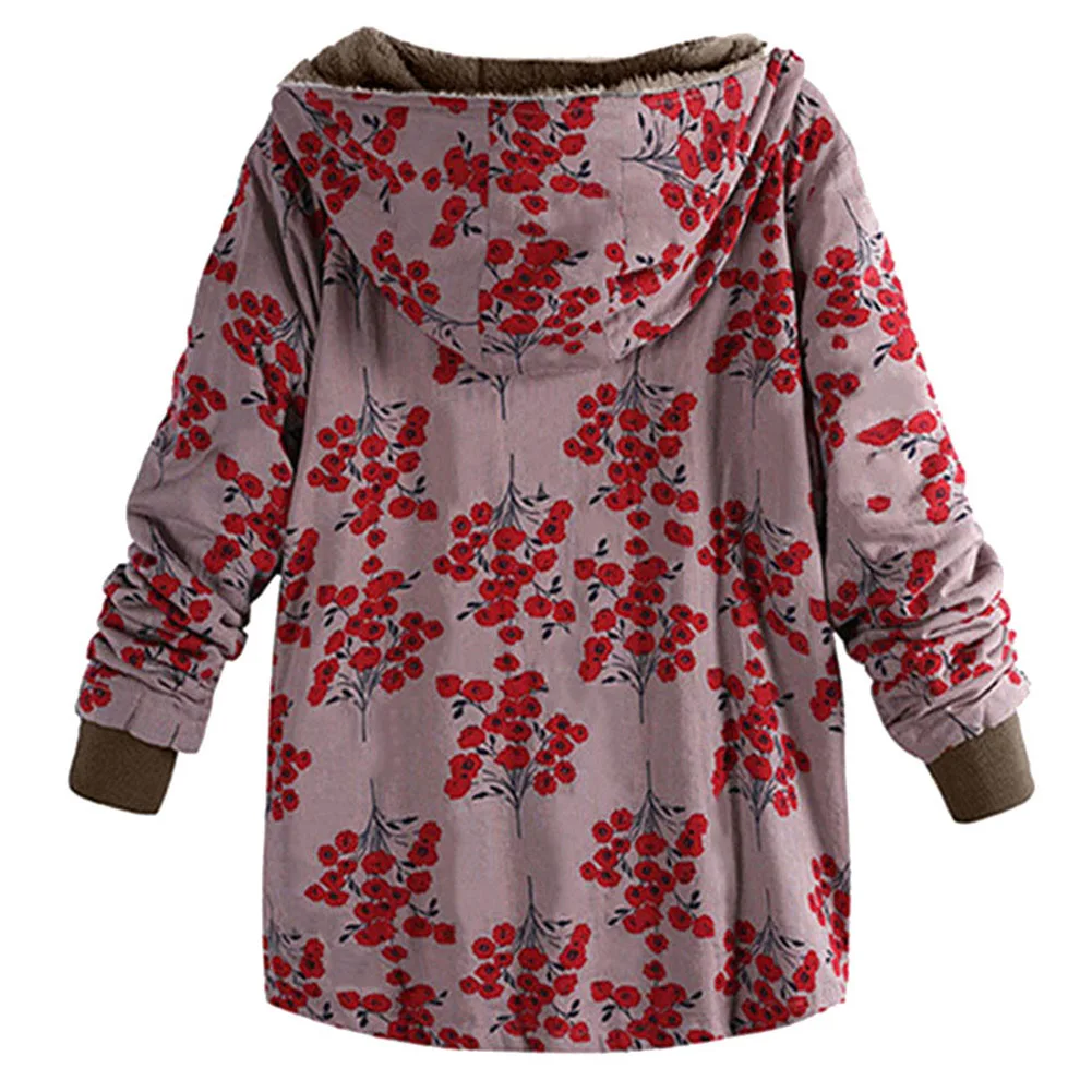 2019 модное женское пальто размера плюс утолщенная плюшевая теплая зимняя куртка с