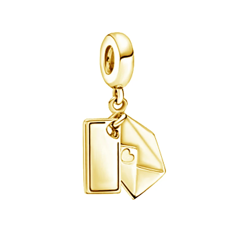 MYBEBOA блестящая фотолюбовь золотого цвета подвеска в виде короны замок подходят