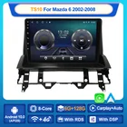 Автомагнитола MEKEDE TS10, 4G LTE, Android 10,0, 4G, GPS-навигация для Mazda 6 2002-2008, Восьмиядерный процессор, 6 ГБ + 128 Гб, радио, мультимедиа