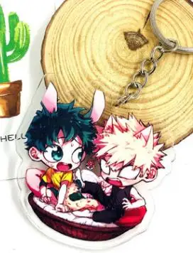 Мой герой academic фигурка игрушка акриловый брелок мидория изуку Bakugou катсуки Todoroki Shoto симпатичный брелок для мальчиков - Цвет: A6